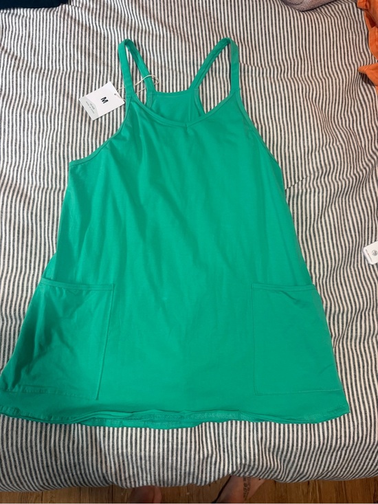 Dresses & Skirts - Unbranded Women's Green Tank Dress with Pockets